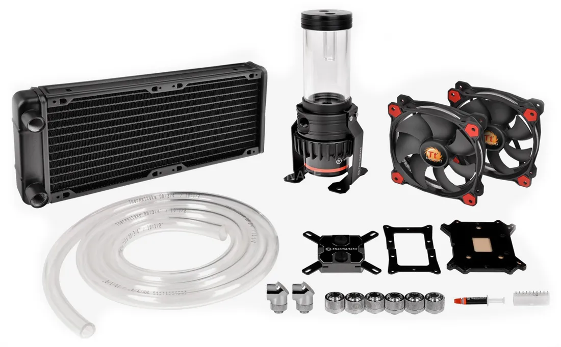 Водяное охлаждение Thermaltake Pacific Gaming R240 D5 LCS CL-W196-CU00RE-A