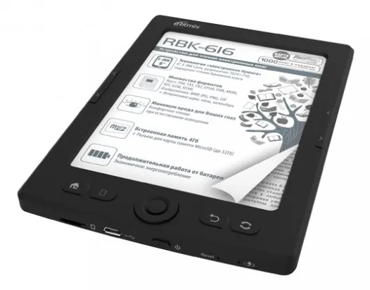 Электронная книга Ritmix RBK-616 черный