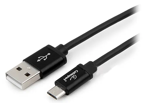 Кабель USB Type A-micro USB Cablexpert CC-S-mUSB01Bk-1.8M