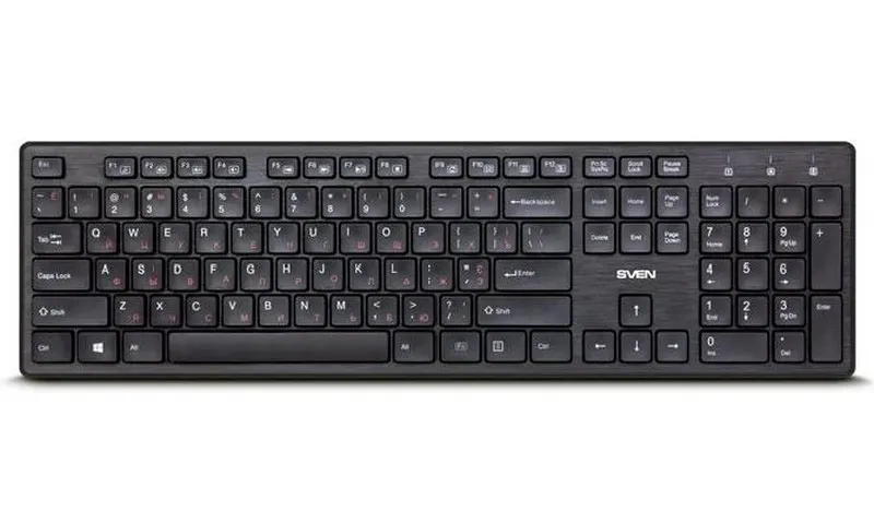 Беспроводная клавиатура SVEN KB-E5900W чёрная