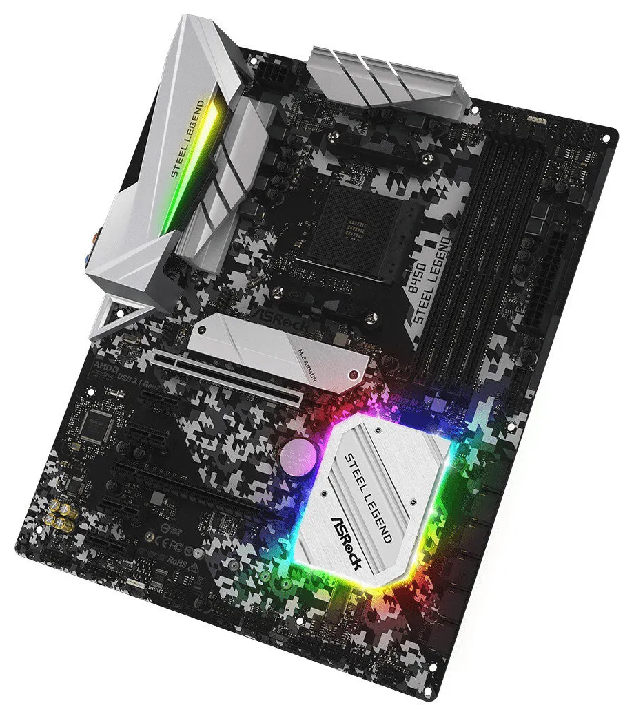 Материнская плата ASRock B450 STEEL LEGEND