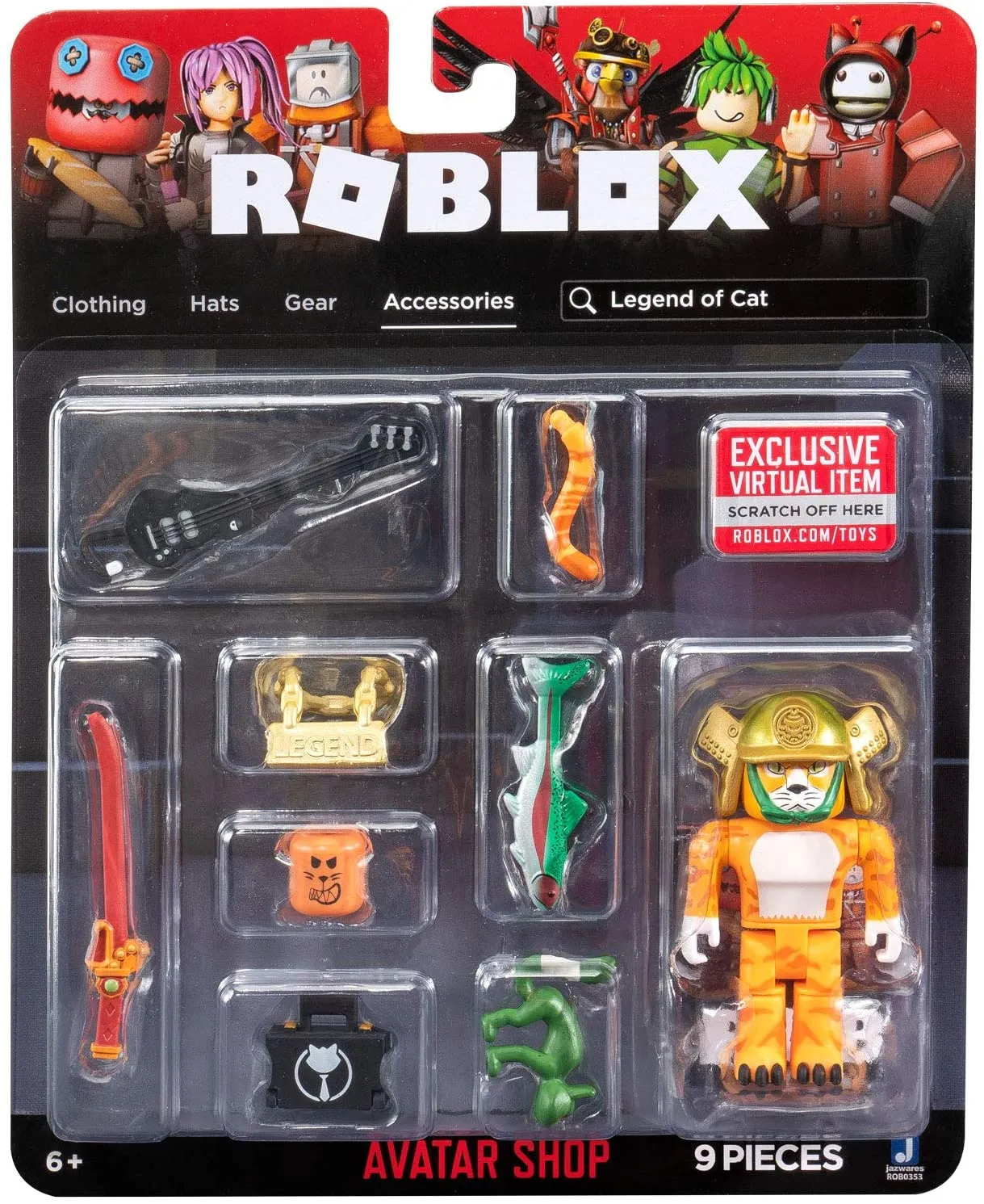 Фигурка Jazwares Roblox Avatar Shop Legend of Cat