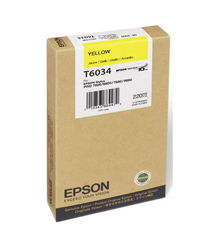 Картридж Epson C13T603400 желтый