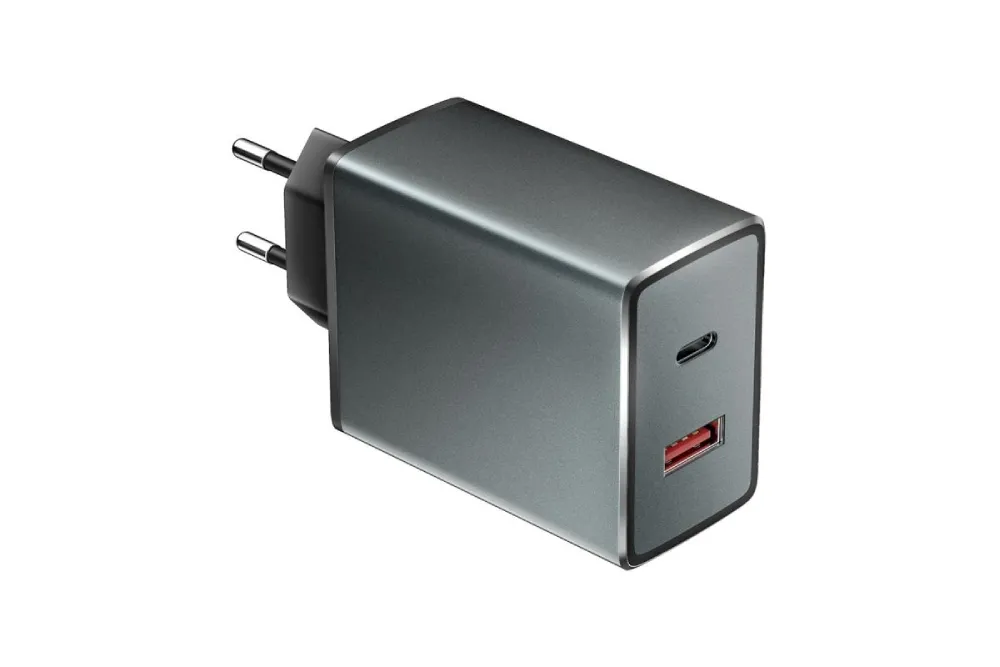 Зарядное устройство сетевое Olmio СЗУ 36W USBx2 6A QC3.0 Type-C PD черный