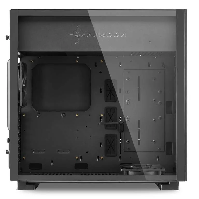 Корпус для ПК Sharkoon PURE STEEL Bk