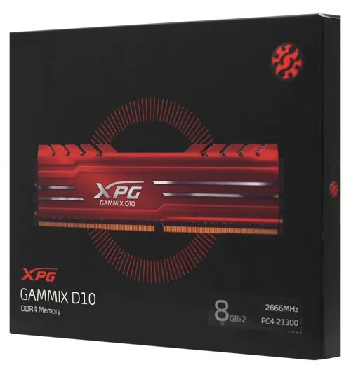 Оперативная память 16 GB kit ADATA XPG GAMMIX D10 AX4U26668G16-DR10