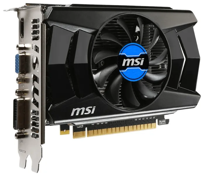 Видеокарта 1 Gb MSI GeForce GTX750Ti N750-1GD5/OC