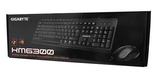 Комплект клавиатура+мышь Gigabyte GK-KM6300 black