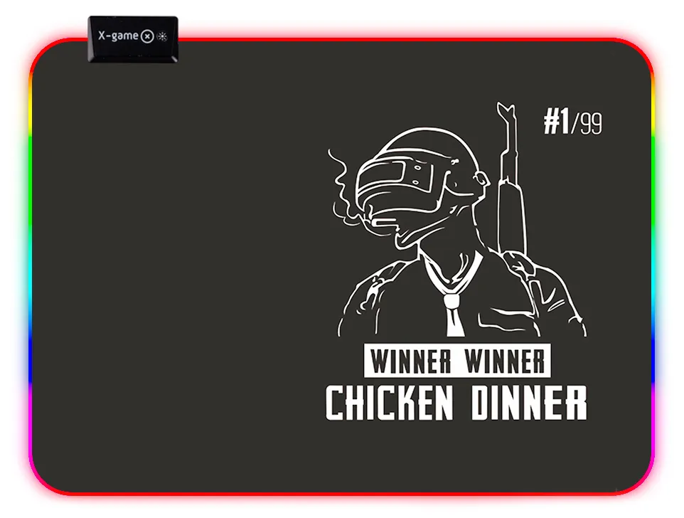 Коврик для мыши X-game Chicken Dinner (Led)