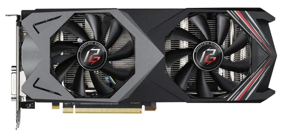Видеокарта 8Gb ASRock PG X RADEON RX590 OC