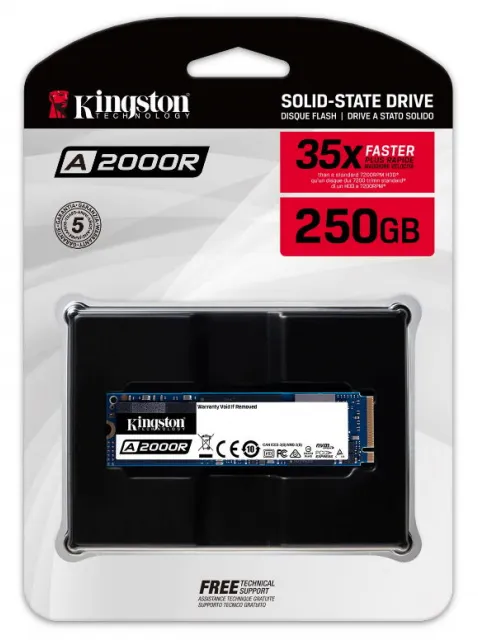 SSD накопитель 250Gb Kingston A2000 SA2000M8R/250G