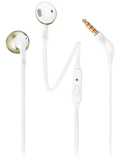Гарнитура JBL (by harman) Tune 205 JBLT205CGD champagne gold