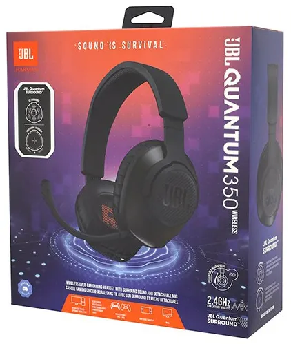 Гарнитура JBL Quantum 350 black wireless