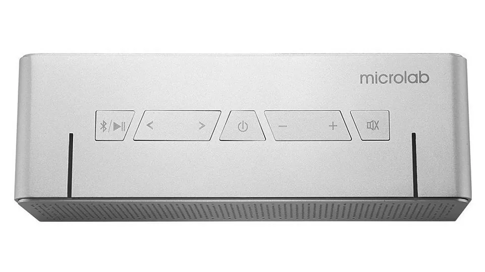 Портативная колонка Bluetooth Microlab T5 Серебро