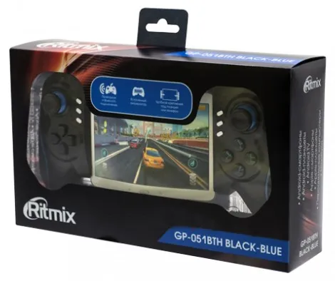 Джойстик Ritmix GP-051BTH black-blue