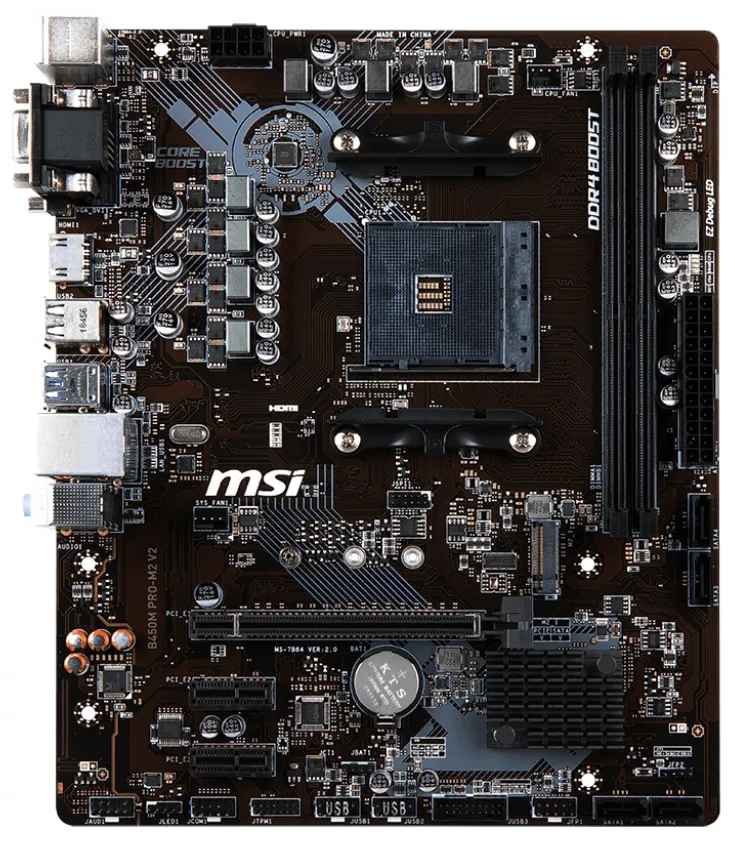 Материнская плата MSI B450M PRO-M2 V2