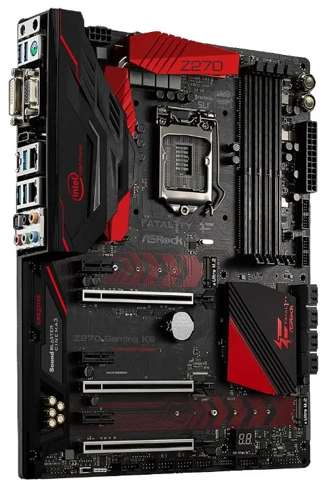 Материнская плата ASRock Z270 GAMING K6 90-MXB3M0-A0UAYZ