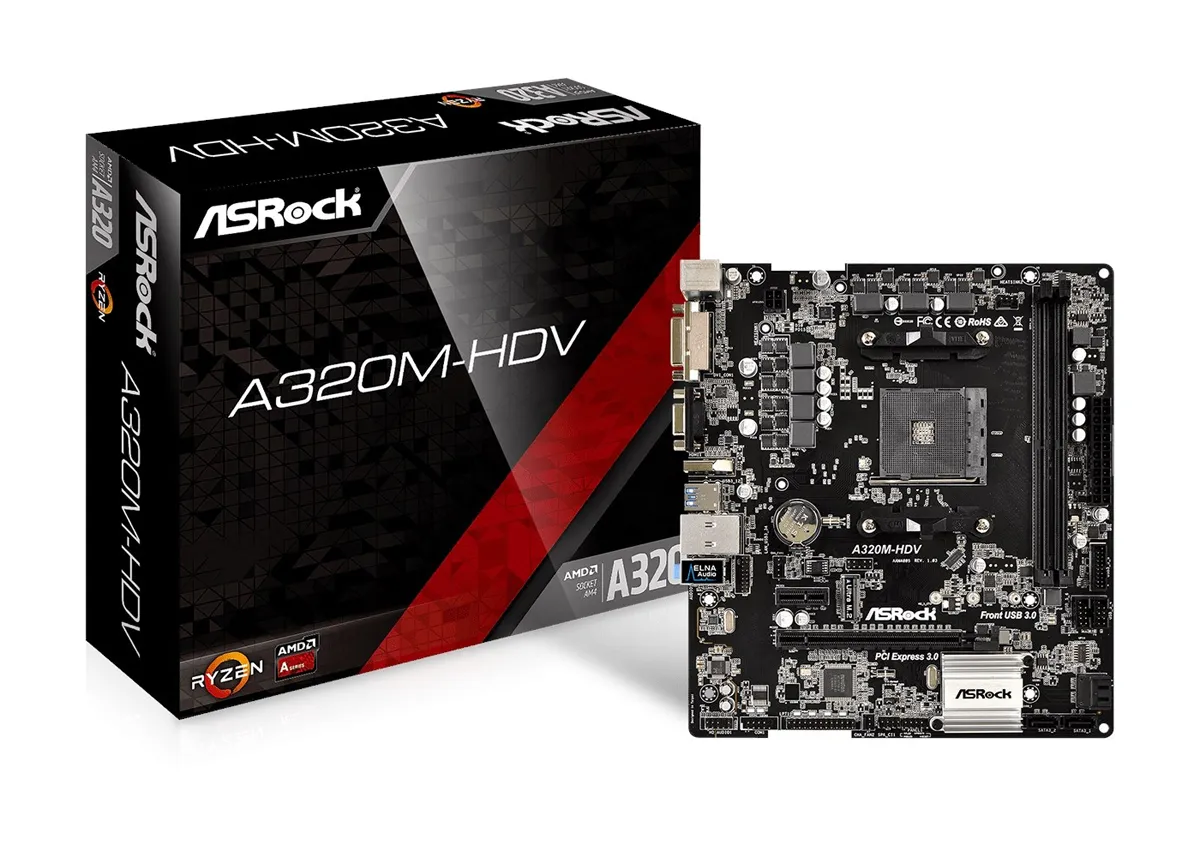 Материнская плата ASRock A320M-HDV