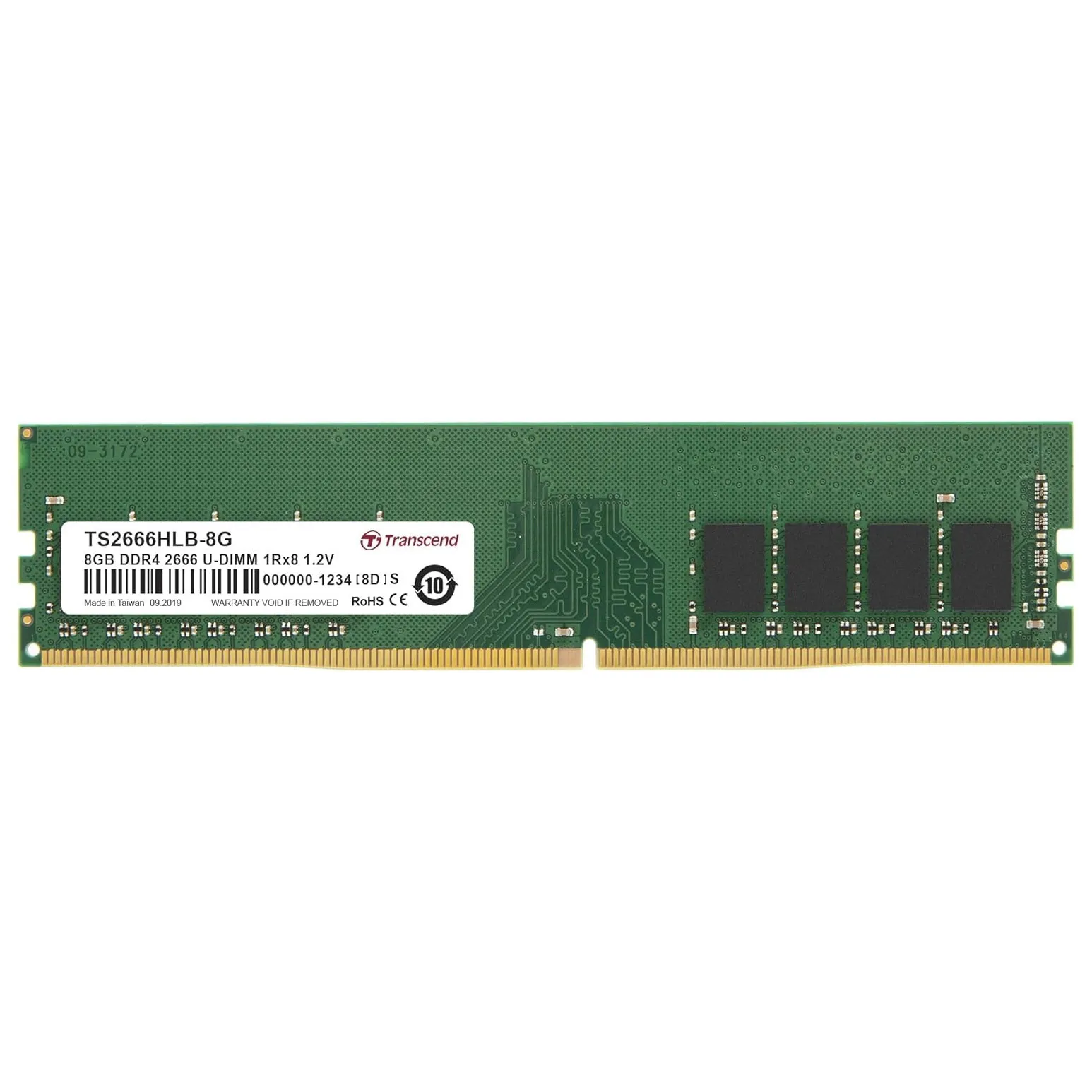 Оперативная память 8Gb Transcend TS2666HLB-8G