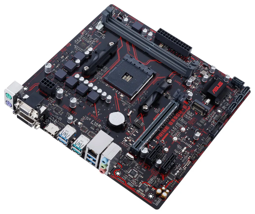 Материнская плата Asus PRIME B350M-E