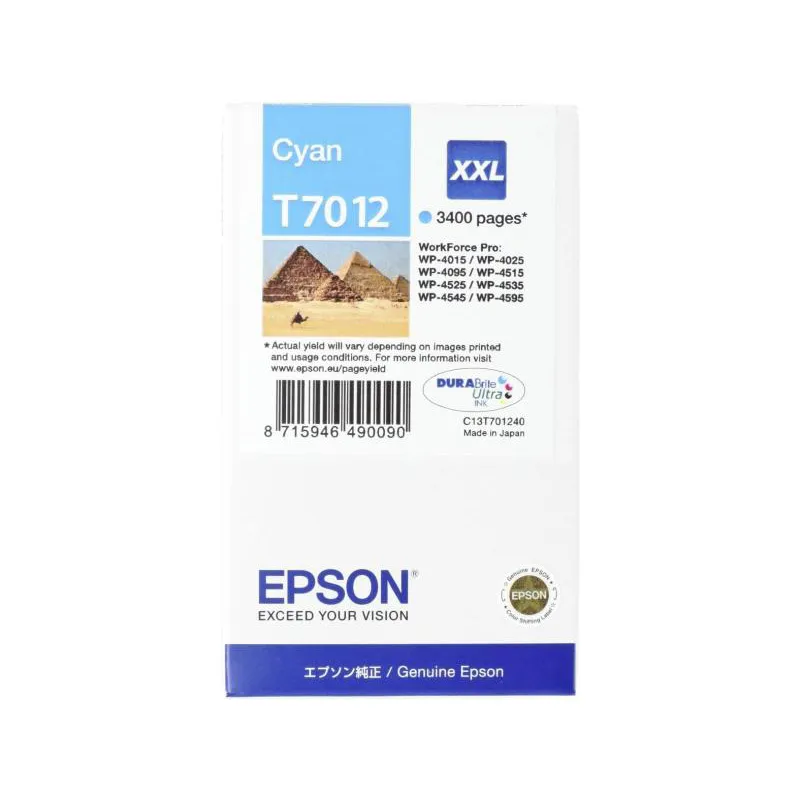 Картридж Epson C13T70124010 голубой