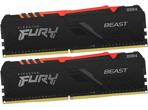 Оперативная память 32 GB kit Kingston Fury Beast RGB KF432C16BB1AK2/32