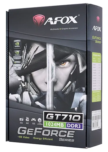 Видеокарта 1 GB AFOX GT 710 AF710-1024D3L1-V2