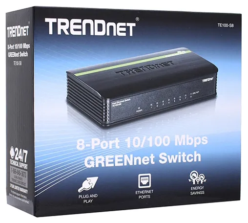 Коммутатор TRENDnet TE100-S8
