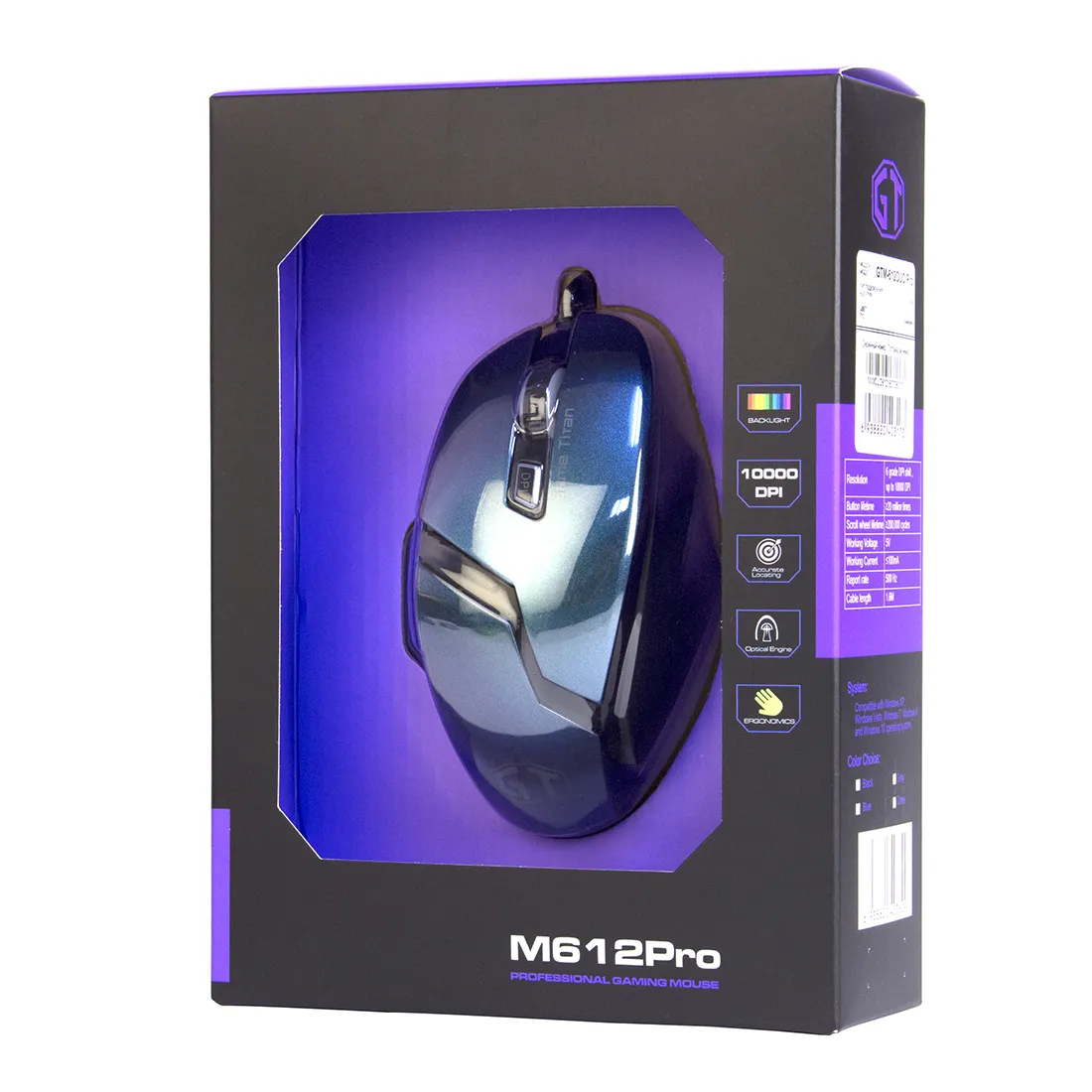 Компьютерная мышь Delux GT GTM-612OUC Pro