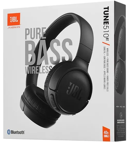 Bluetooth Гарнитура JBL (by harman) Tune 510BT Black