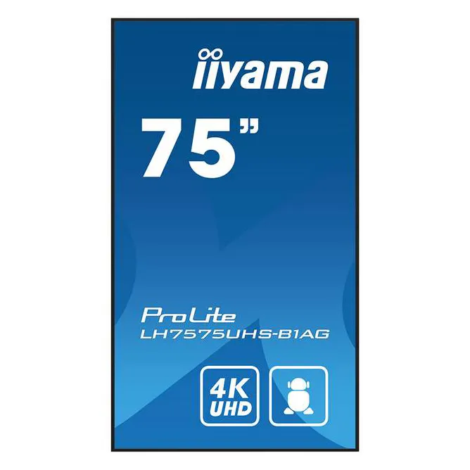 Монитор 75" iiyama PROLITE LH7575UHS-B1AG