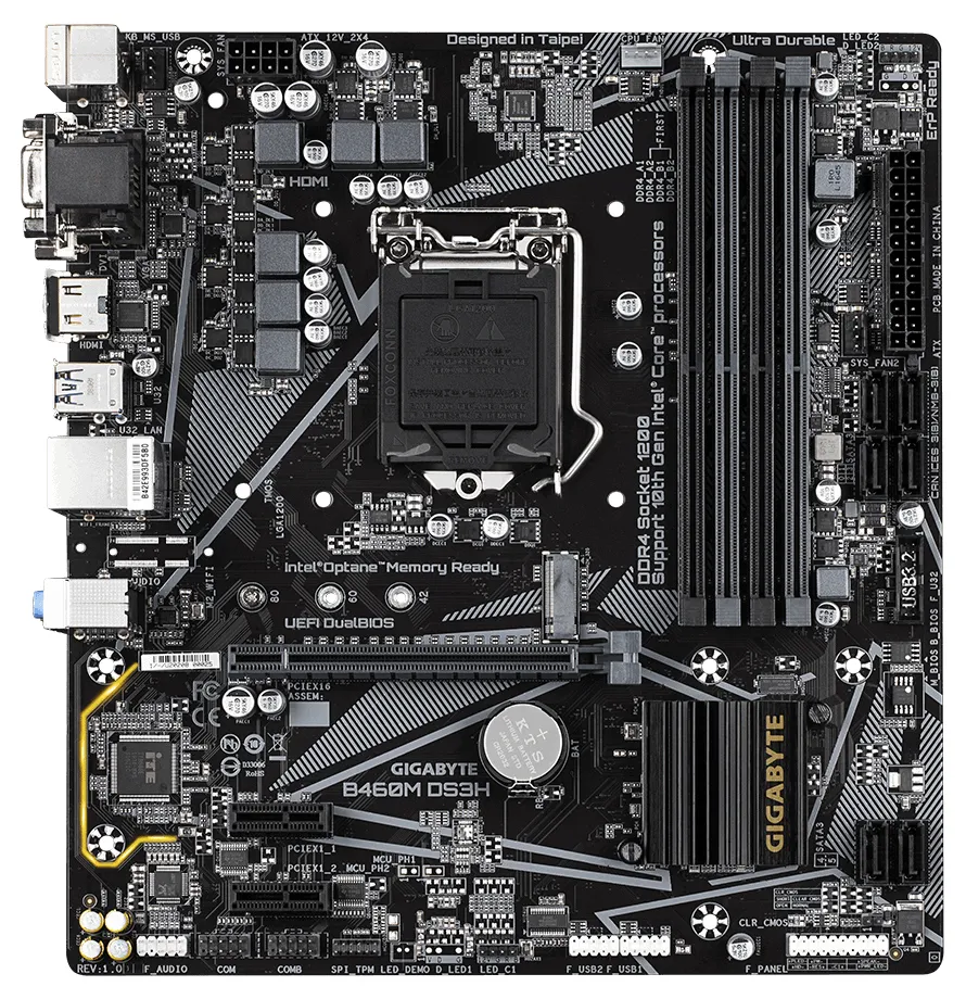 Материнская плата Gigabyte B460M DS3H