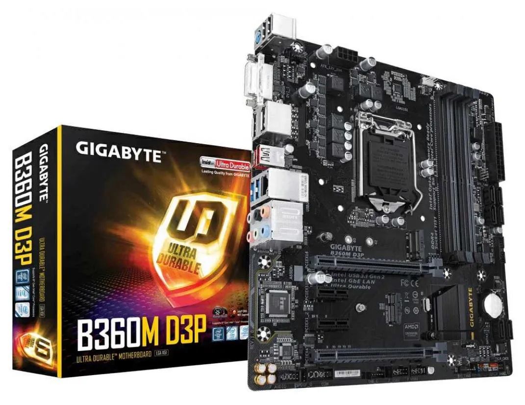 Материнская плата Gigabyte B360M D3P