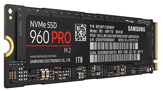 SSD накопитель 1 TB Samsung 960 PRO MZ-V6P1T0BW