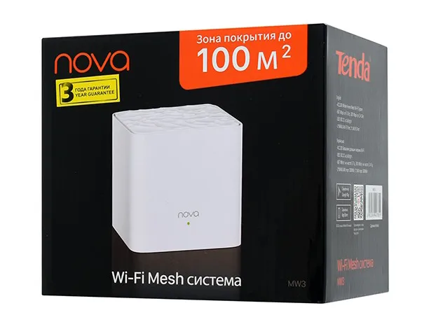 Беспроводной Mesh Роутер Tenda Nova MW3-1 (1-pack)