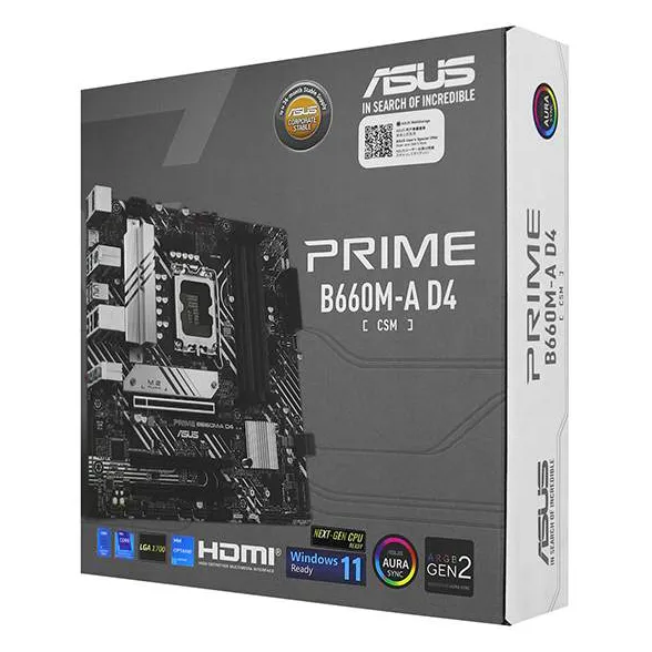 Материнская плата ASUS PRIME B660M-A D4-CSM