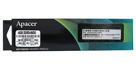 Оперативная память для ноутбука 4 GB Apacer DS.04G2K.KAM