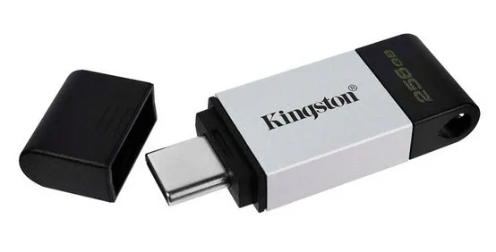 USB Флеш 256GB 3.0 Kingston DT80/256GB металл
