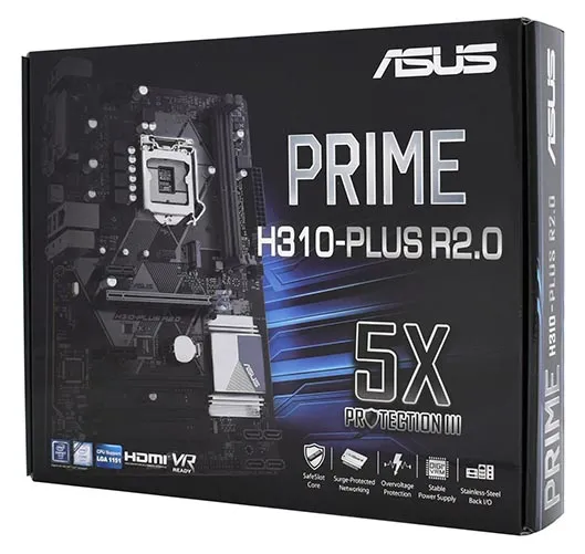 Материнская плата Asus PRIME H310-PLUS R2.0