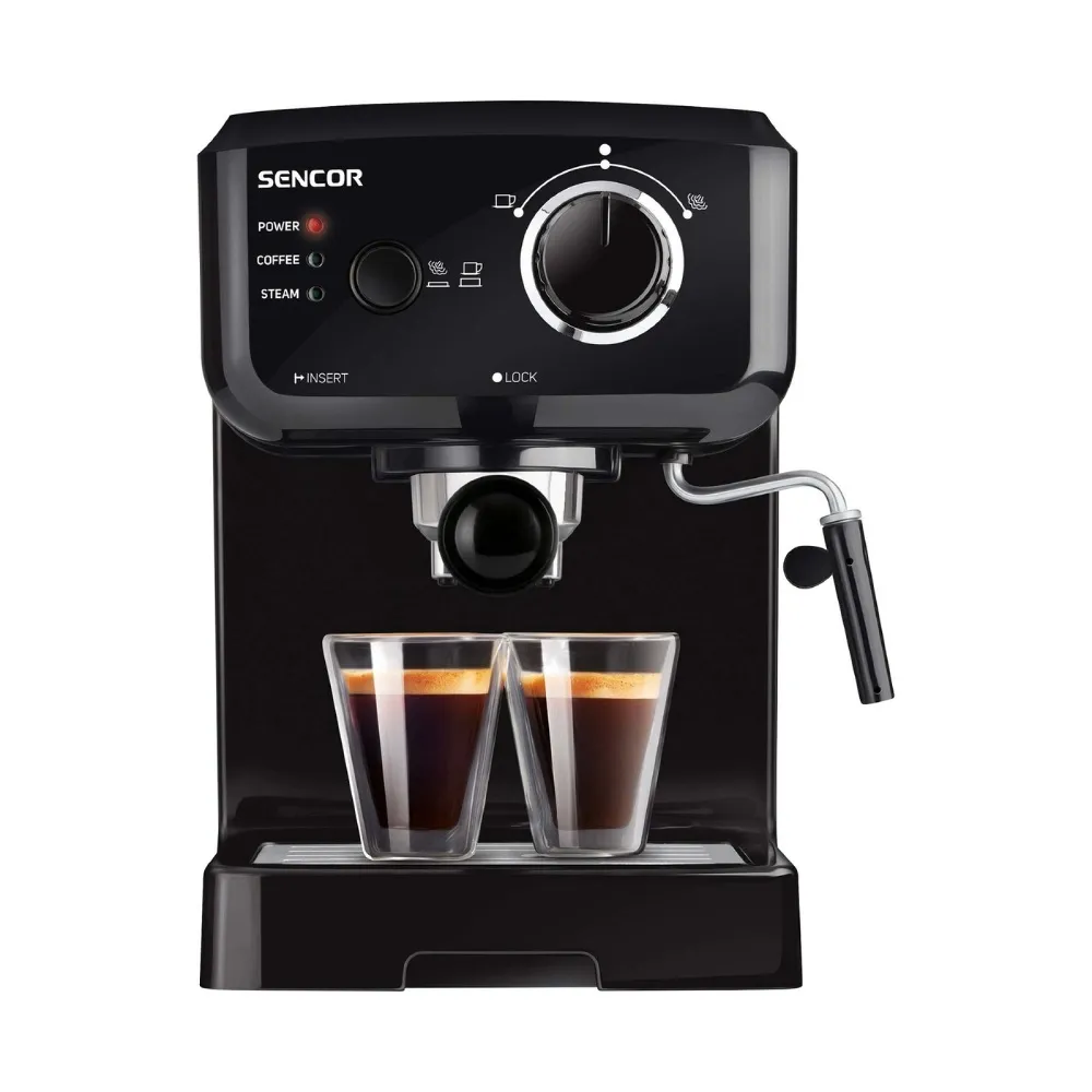 Кофеварка рожковая Sencor SES 1710BK