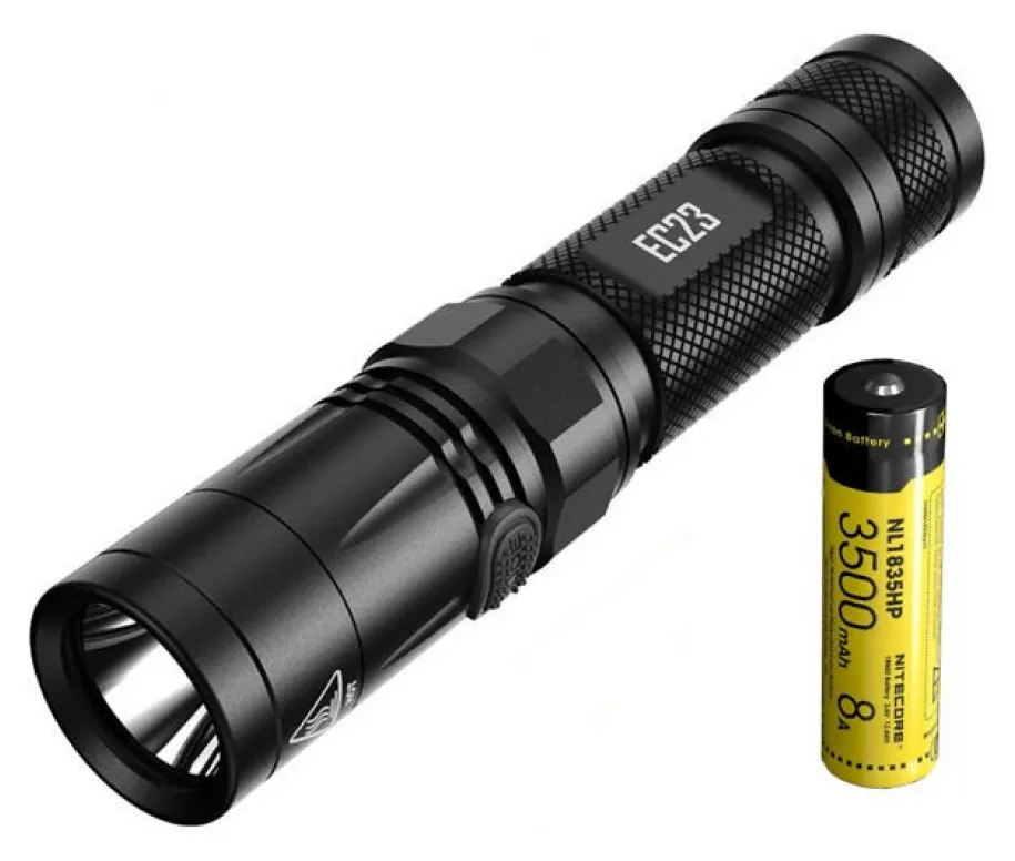 Фонарь компактный Nitecore EC 23+NL1835HP