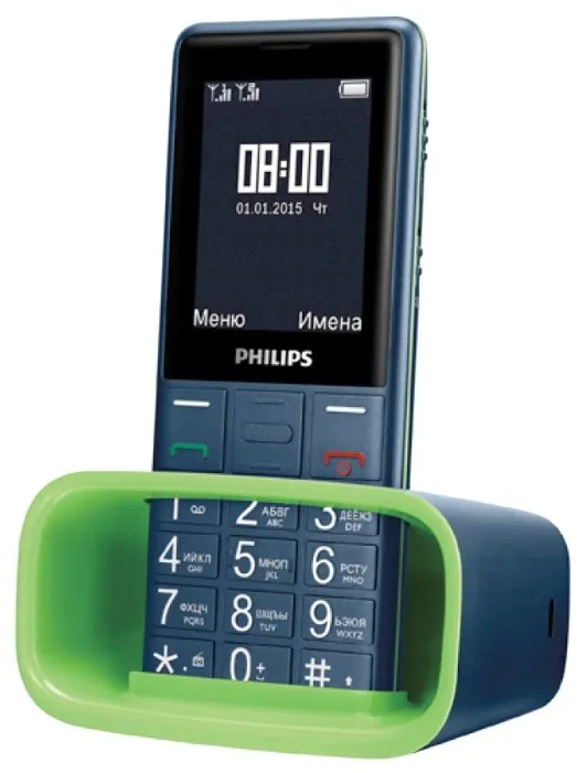 Мобильный телефон Philips E311 синий
