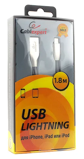 Кабель Apple Cablexpert CC-G-APUSB01Bk-1.8M