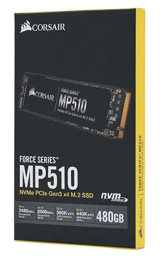 SSD накопитель 480 GB Corsair MP510 CSSD-F480GBMP510
