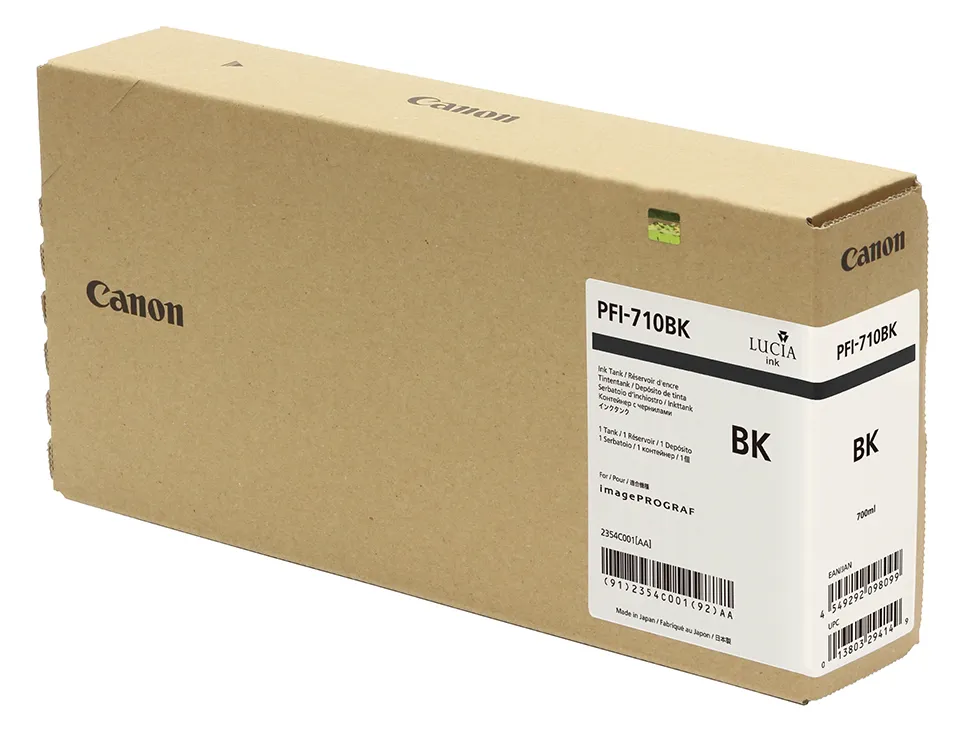 Картридж Canon PFI-710BK Струйный черный