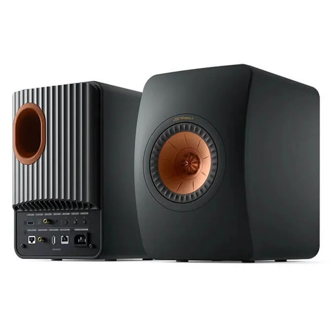 Акустическая система KEF LS50WII черный металл