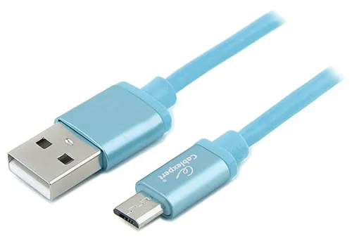 Кабель USB Type A-micro USB Cablexpert CC-S-mUSB01Bl-1M