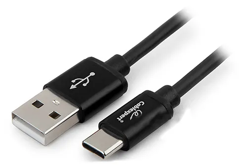 Кабель USB Type A-C Cablexpert CC-S-USBC01Bk-1.8M