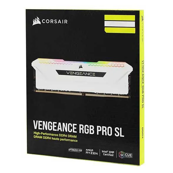 Оперативная память 32 GB kit Corsair Vengeance RGB PRO SL CMH32GX4M2E3200C16W
