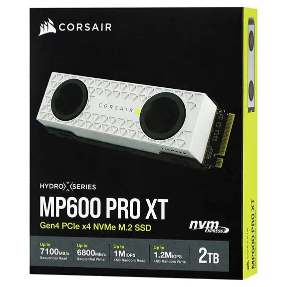 SSD накопитель 2 TB Corsair MP600 Pro XT Hydro X Edition CSSD-F2000GBMP600PHXTW